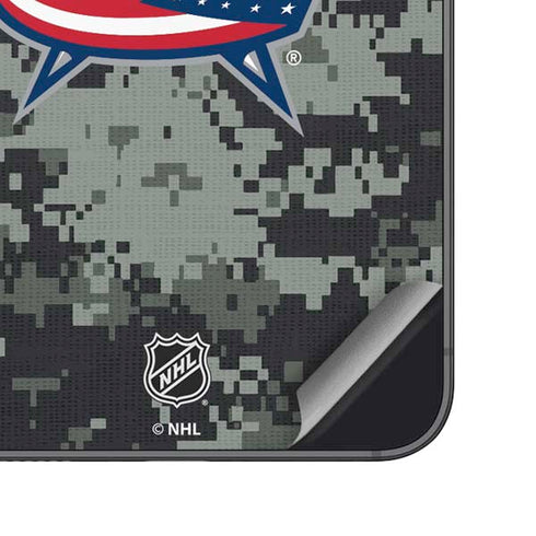 NHL Columbus Blue Jackets Camo Galaxy S25 Skin